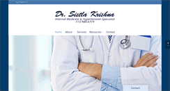Desktop Screenshot of drsistlakrishna.com